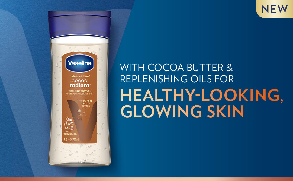 Vaseline Intensive Care Cocoa Radiant For Glowing Skin Oil