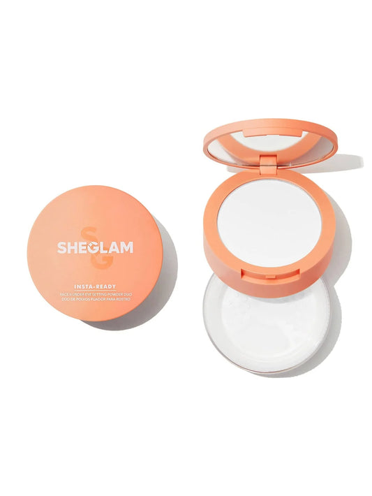 SHEGLAM Insta-ready Face and Under eye Setting powder Duo Translucent