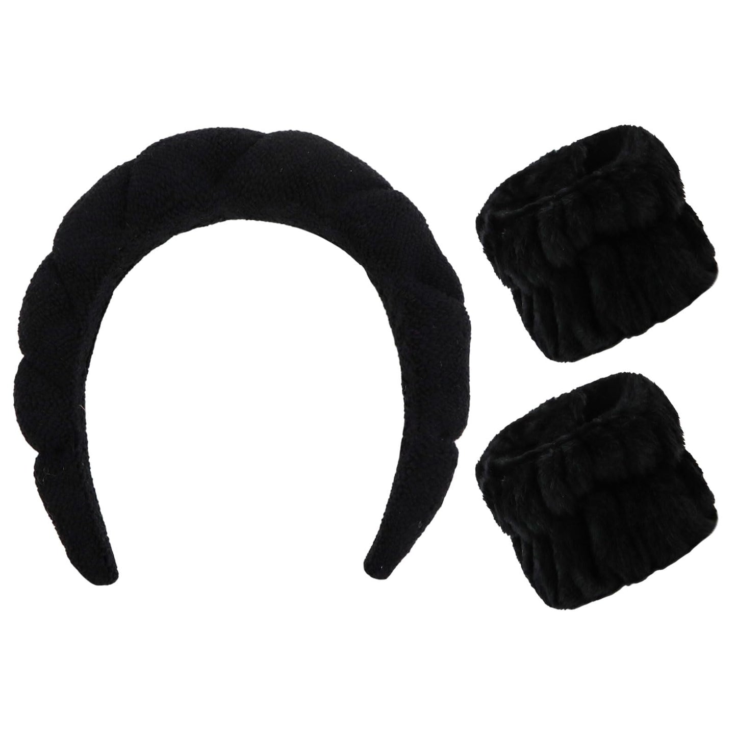 3pcs Headband And Wristbands Set