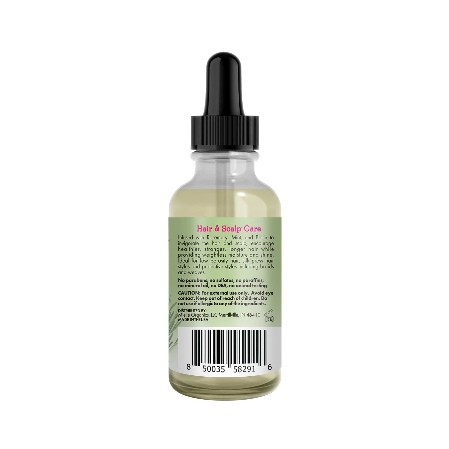 Mielle Rosemary Mint Light Scalp & Hair Strengthening Oil