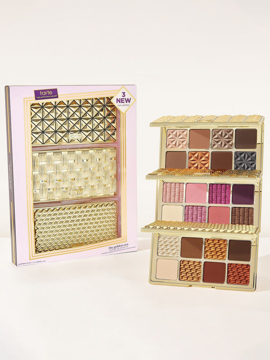 Tarte the golden era Amazonian clay collector's set ( 3 Eyeshadow Palettes included )