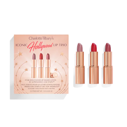 CHARLOTTE TILBURY'S ICONIC HOLLYWOOD LIP TRIO