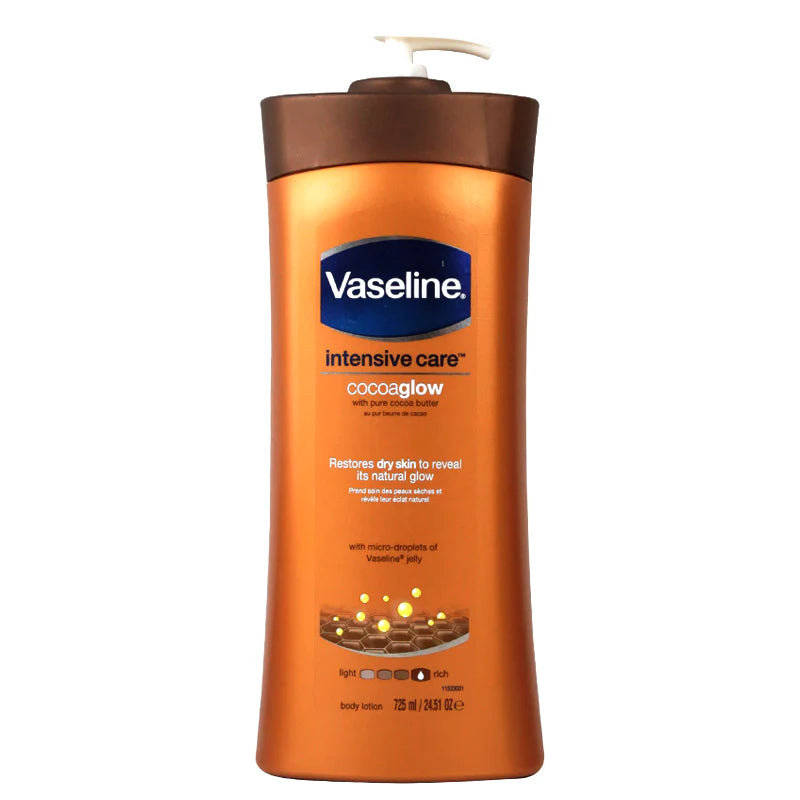 Vaseline Intensive care Cocoa Glow Lotion with Pure cocoa butter 725ML