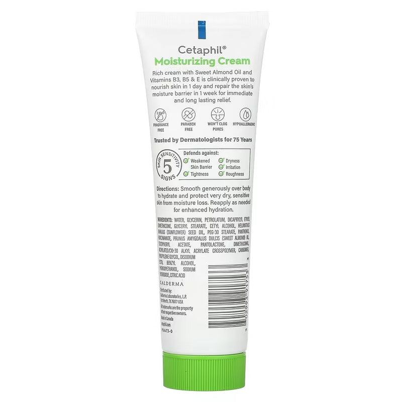 Cetaphil Moisturizing cream - 3oz